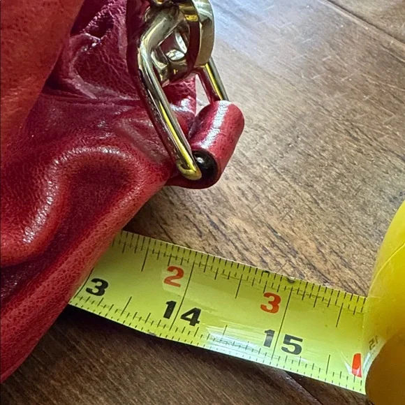 Rebecca Minkoff Cherry Red Leather Satchel - Picture 6 of 7